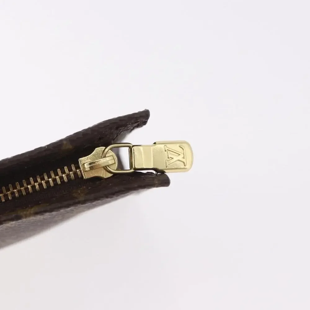 Louis Vuitton Monogram Bucket PM Accessory Pouch Brown